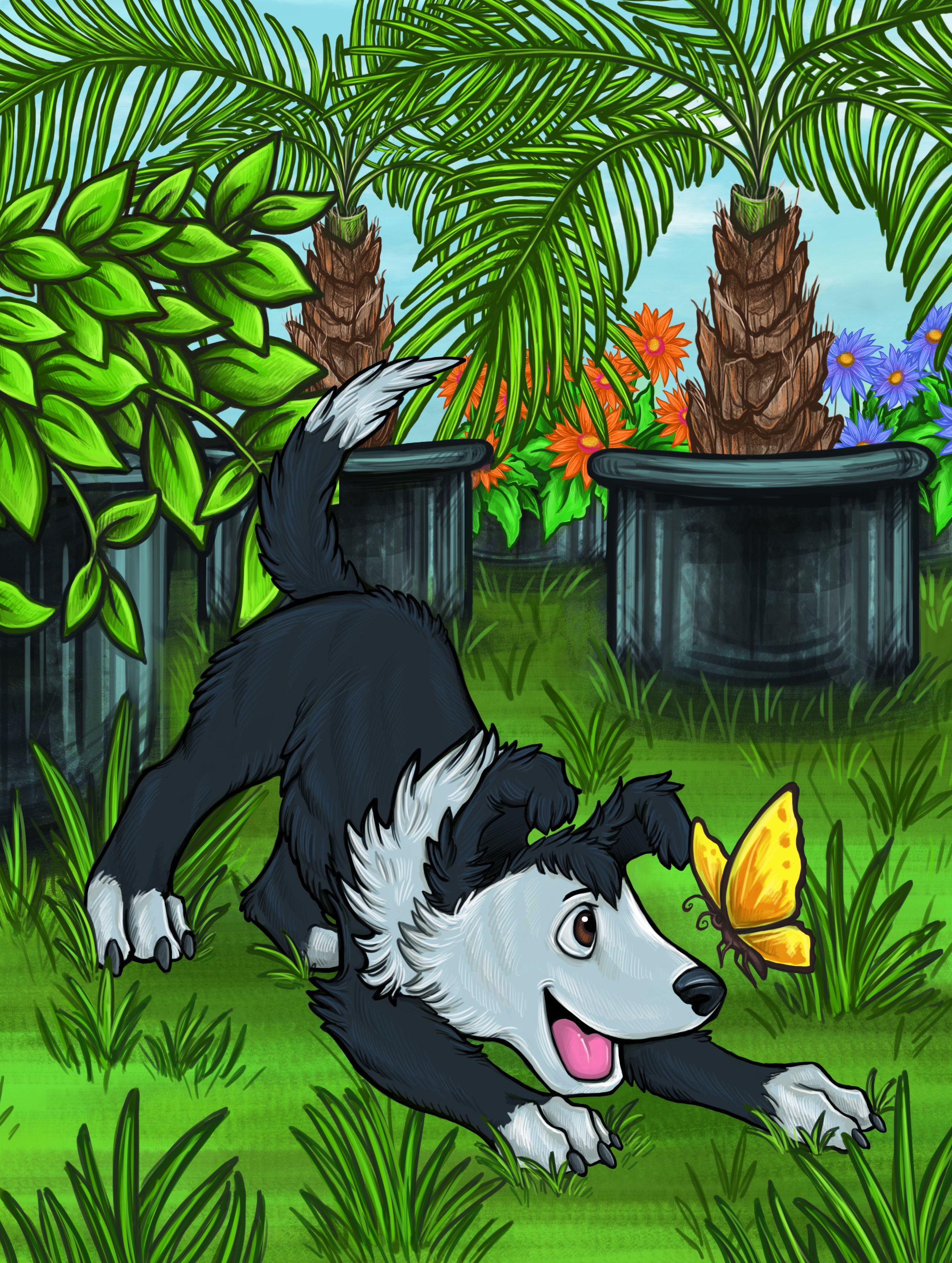 Sabal. A Dog’s Life on the Tree Farm