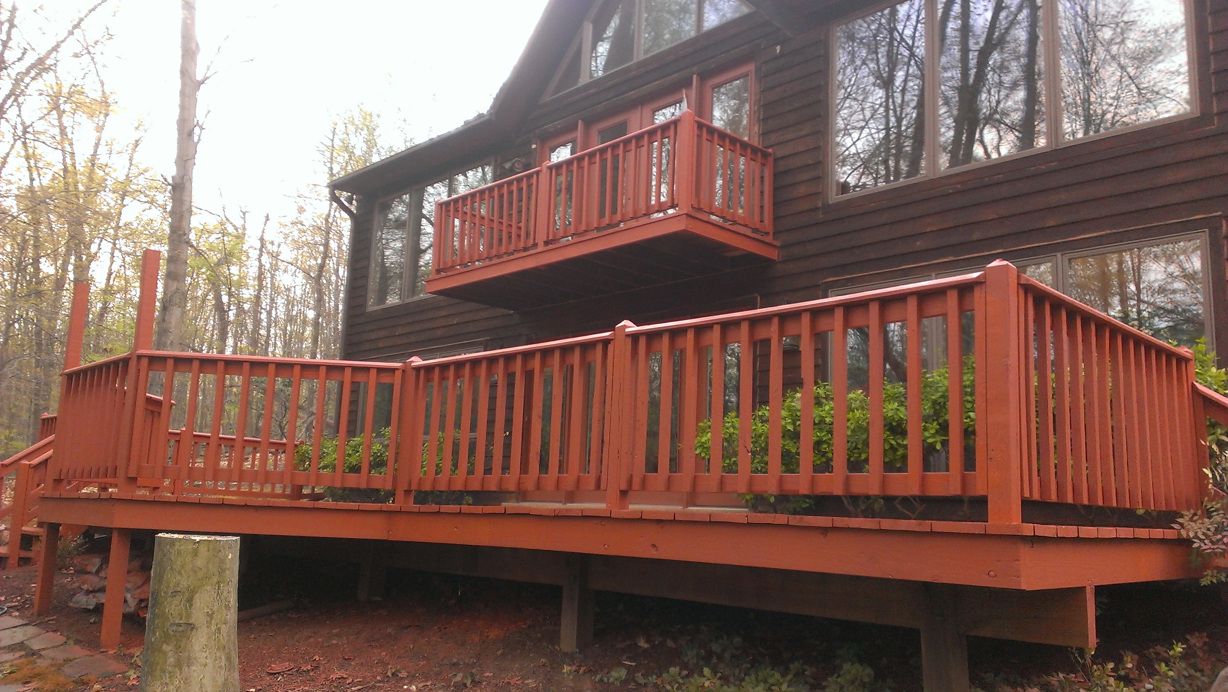 Deck staining services in northern VA