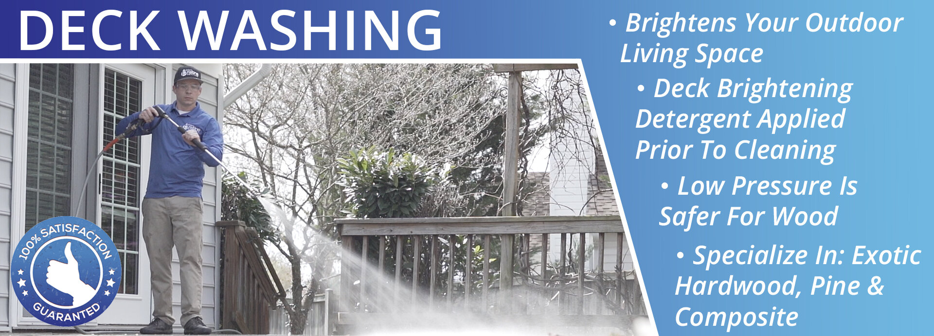 deck washing gainesville, va