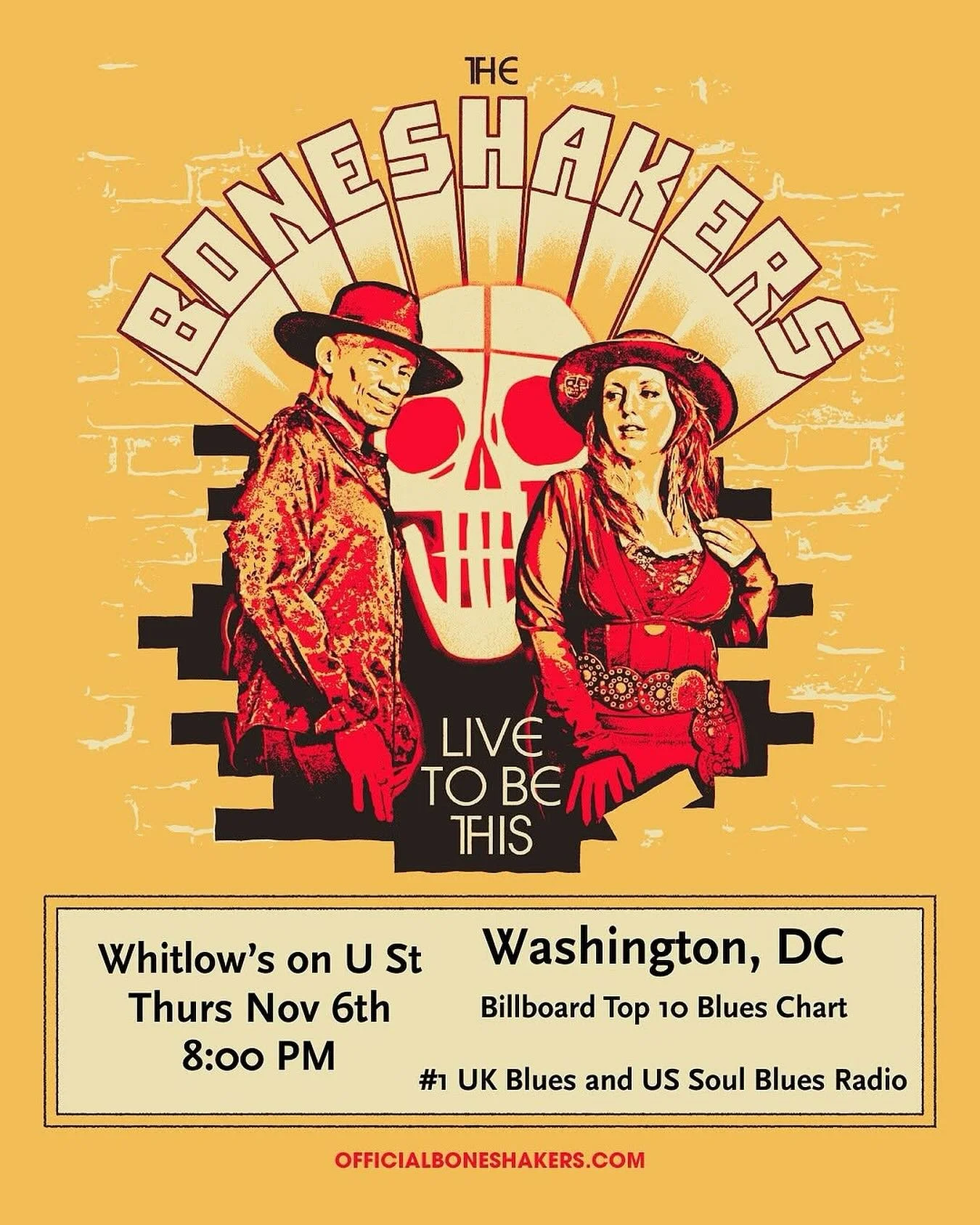 Join us tonight for soul-drenched funk and roots music by The @officialboneshakers. Tickets at the link in bio! 🎟️🎶
