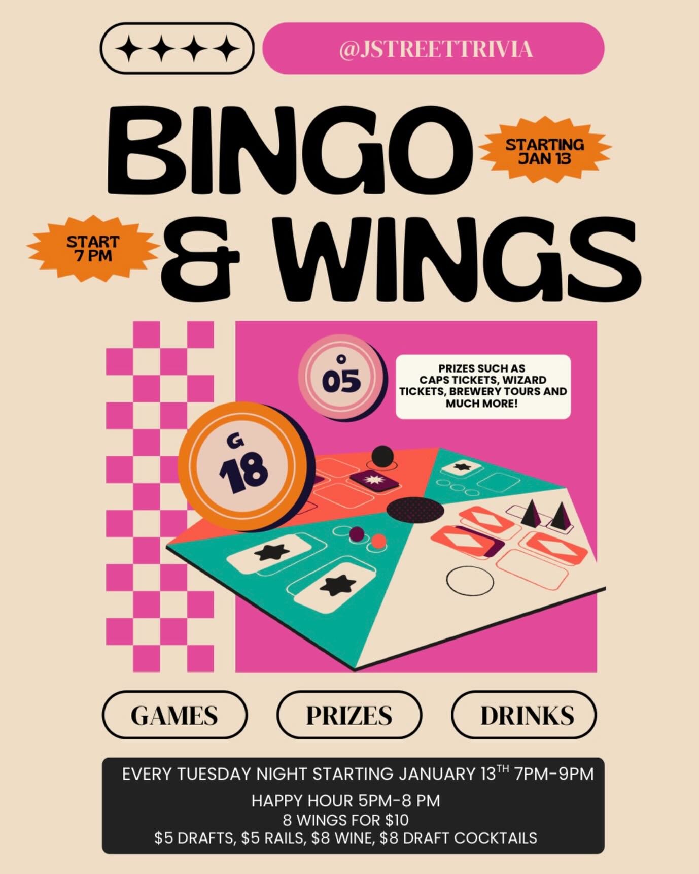 Starts next Tuesday! 🍗🍻