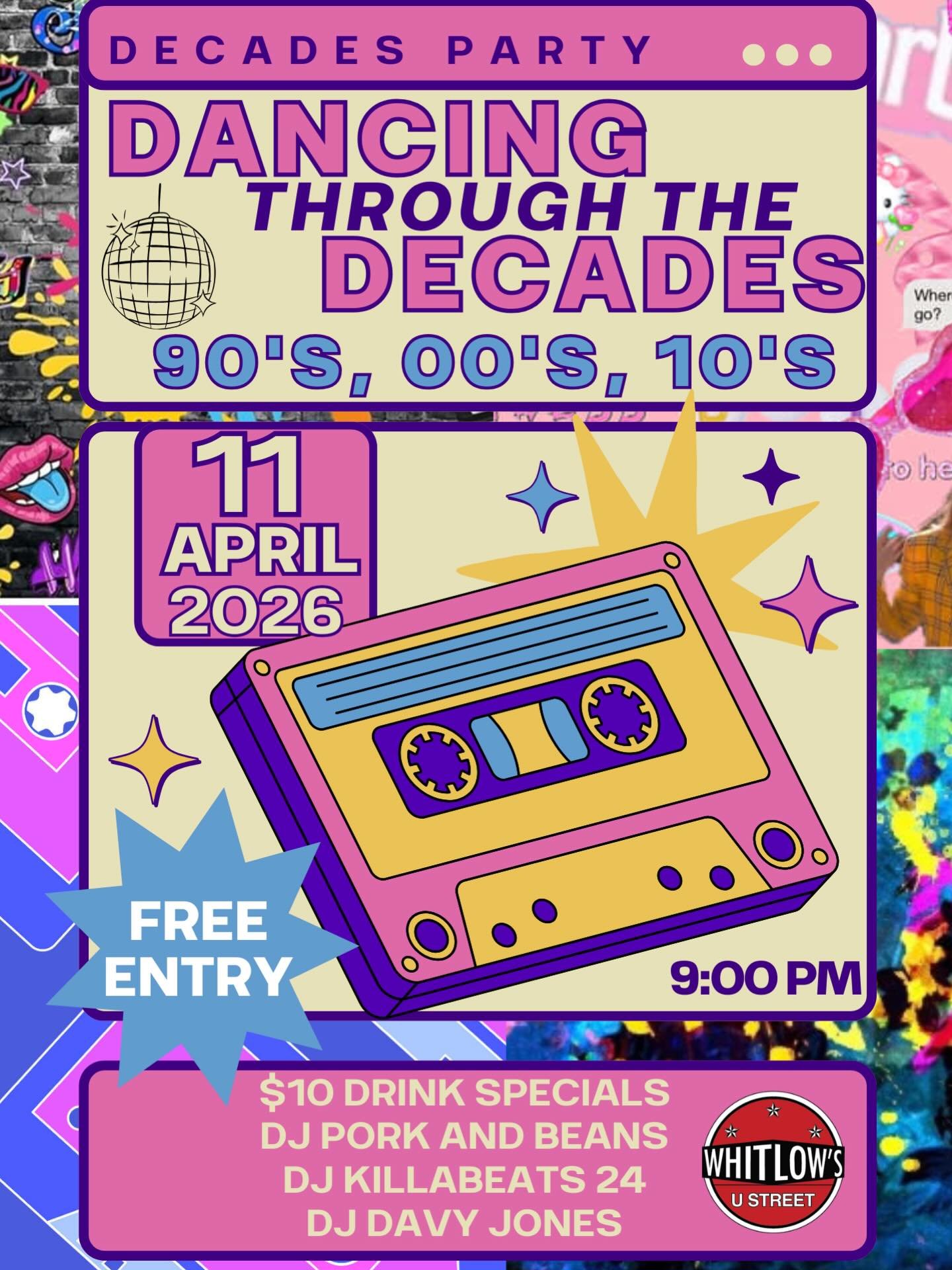 Dance through the decades with us this Saturday! 💃🪩