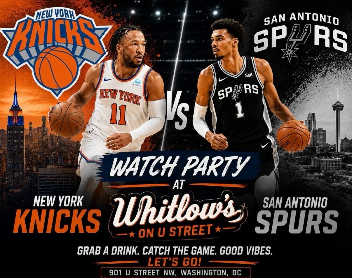 🍺 Extended Happy Hour. 🏀 Game 3.

That&rsquo;s the post.

Monday, June 8: Spurs vs. Knicks tips off at 8:30 PM, and we&rsquo;ll have the drinks flowing, the TVs on, and the kitchen ready.