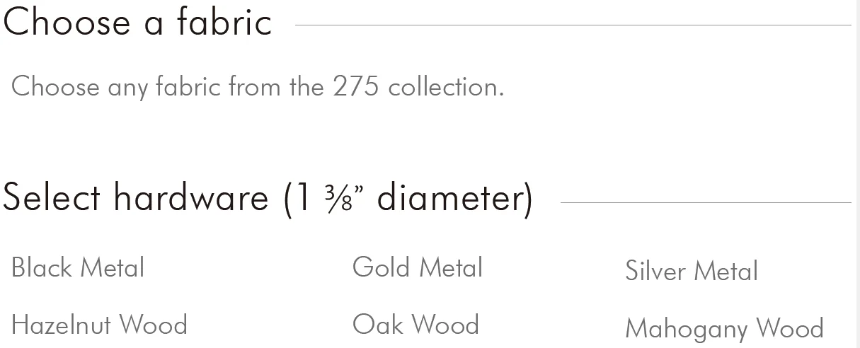 Choose Fabric, Select Hardware.jpg