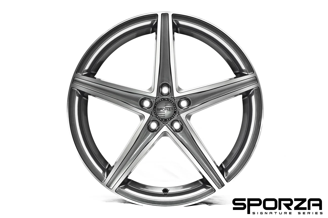 Topaz Concave Gunmetal Machined