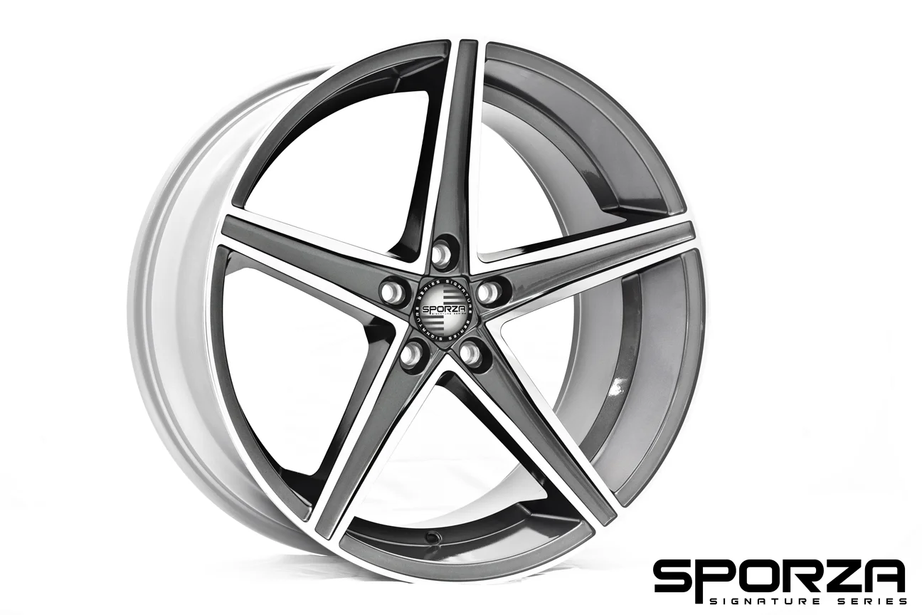 Topaz Concave Gunmtal Machined