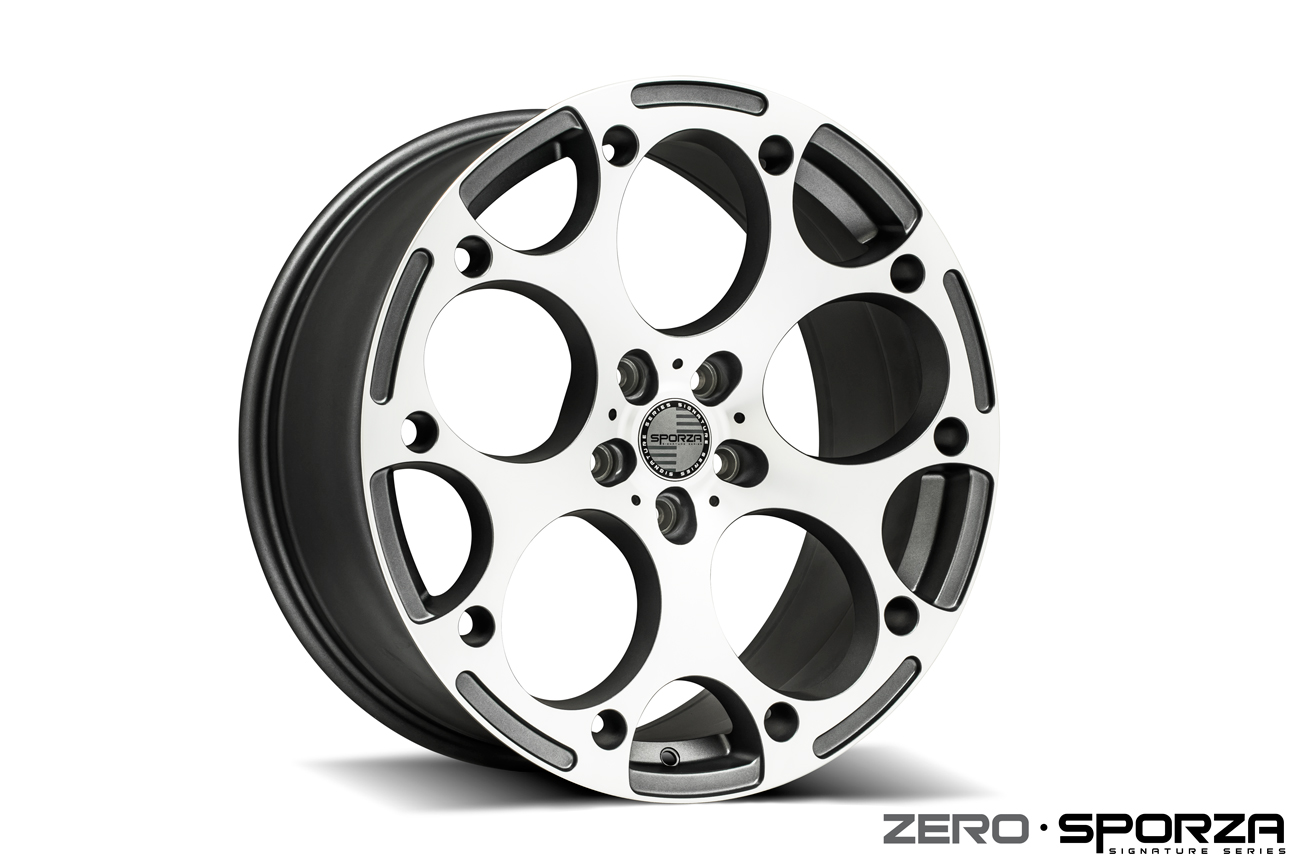 Zero Concave Satin Graphite Machined