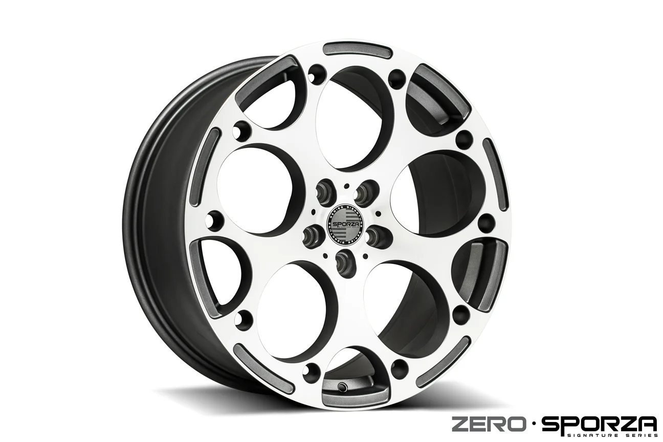 Zero Concave Satin Graphite Machined