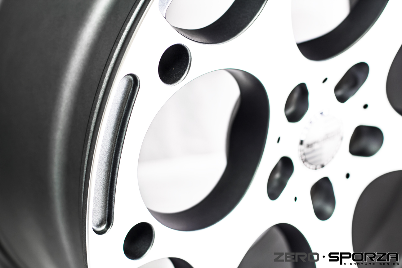 Zero Concave Satin Graphite Machined