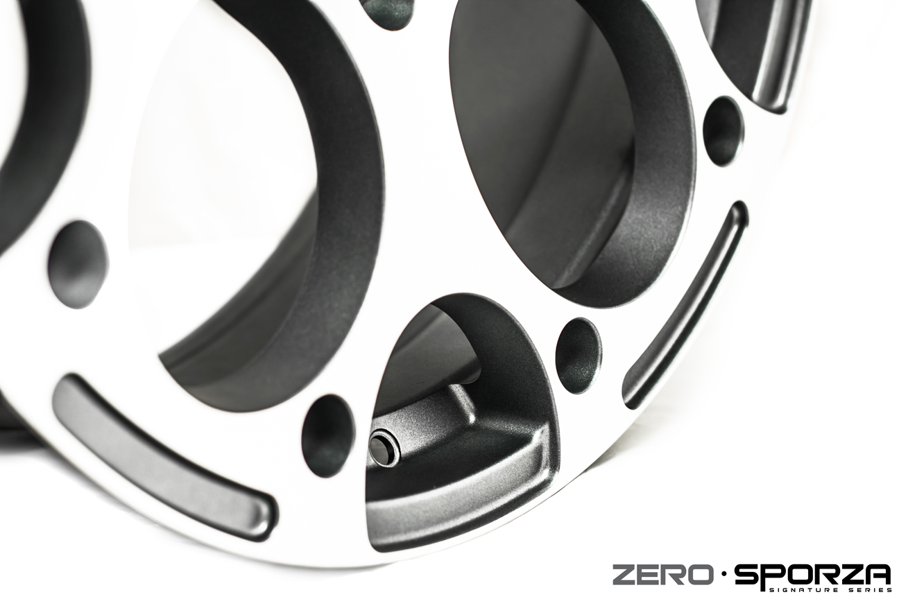 Zero Concave Satin Graphite Machined