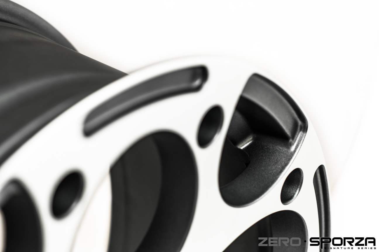 Zero Concave Satin Graphite Machined