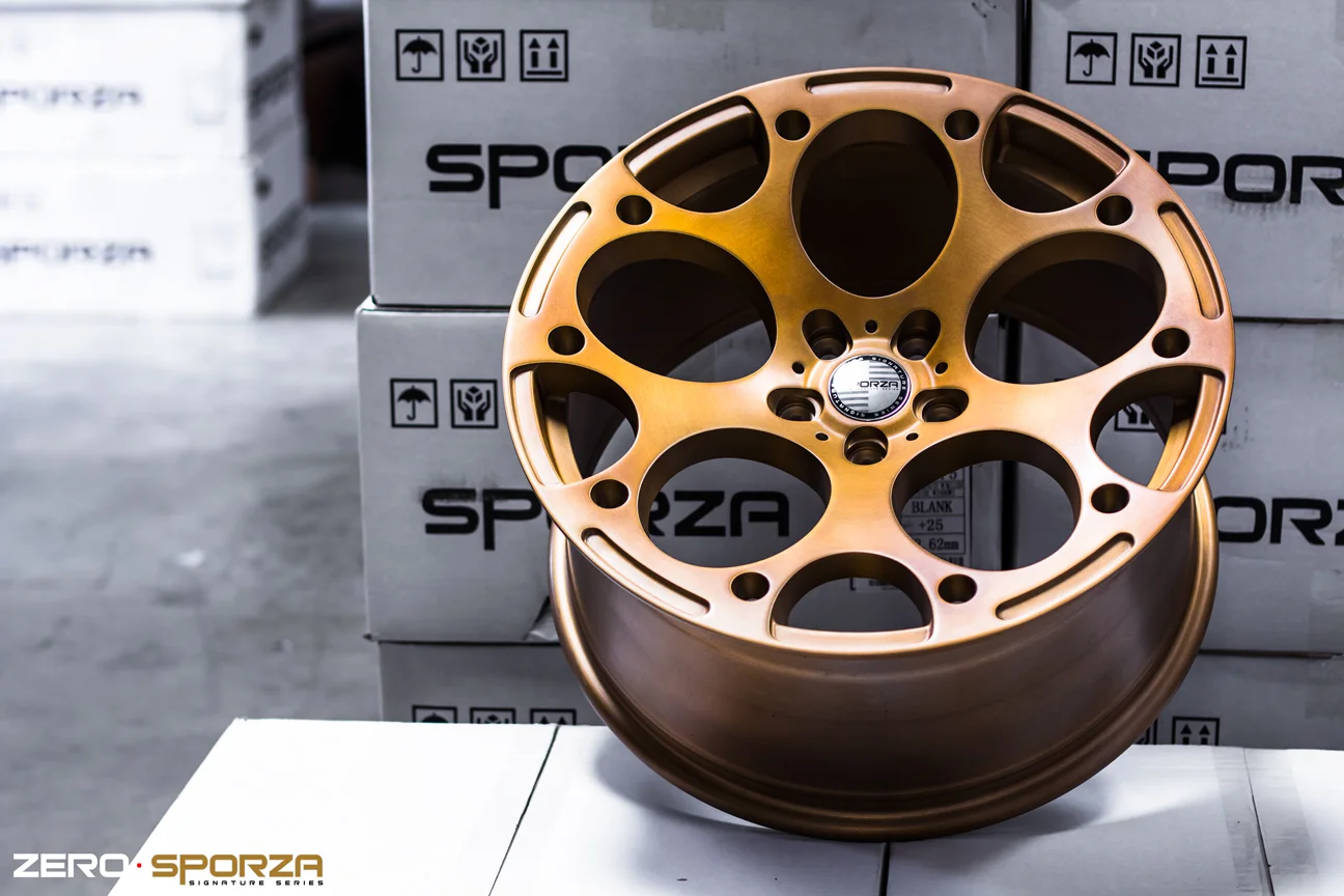 Zero Concave Custom Finish Matte Brushed Gold