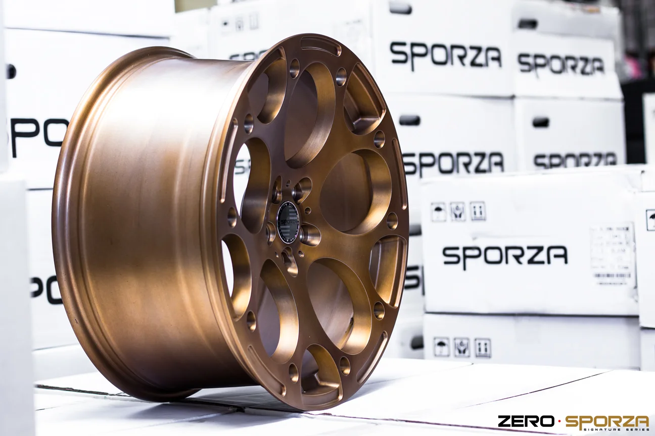 Zero Concave Custom Finish Matte Brushed Gold