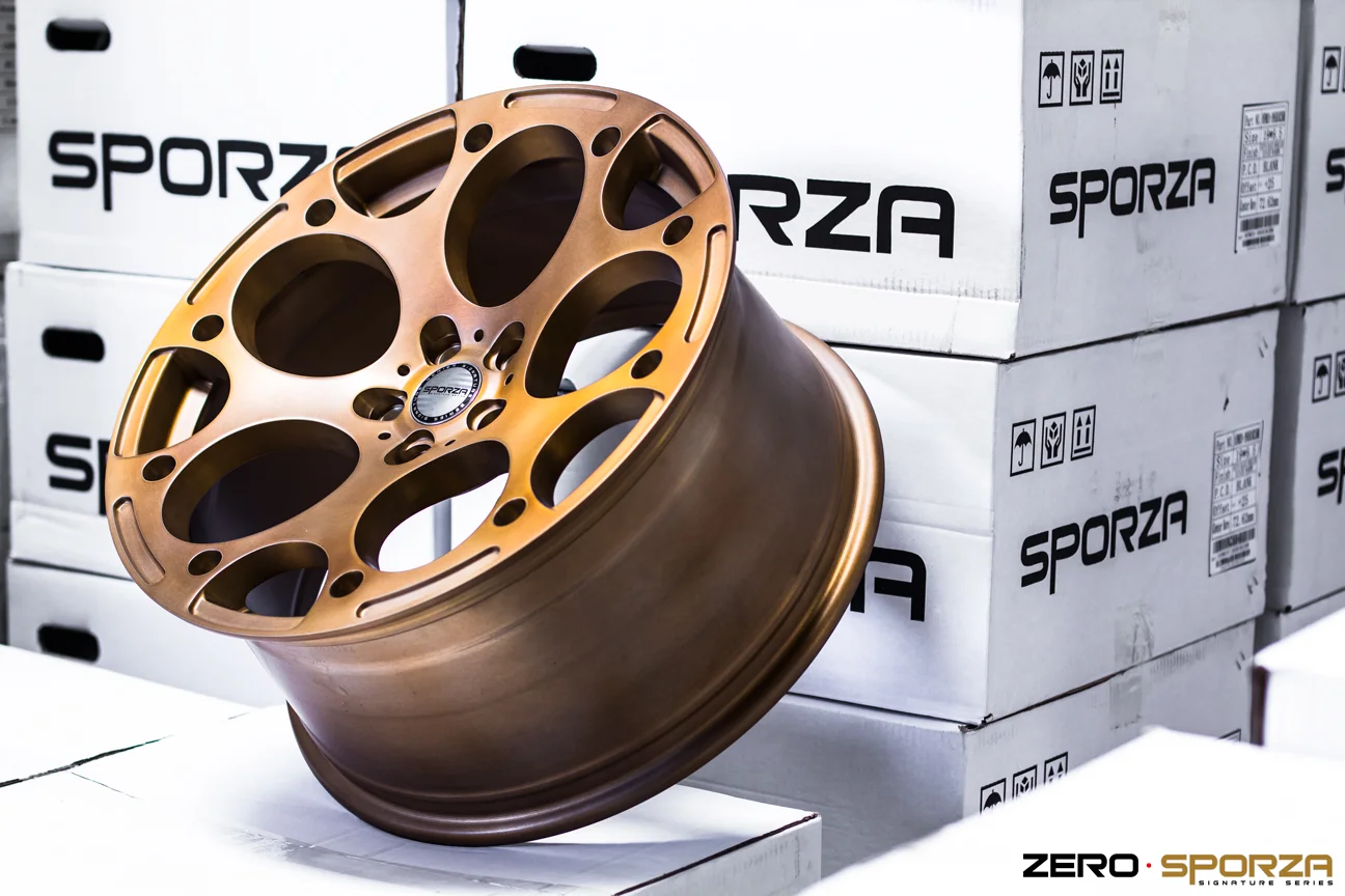 Zero Concave Custom Finish Matte Brushed Gold
