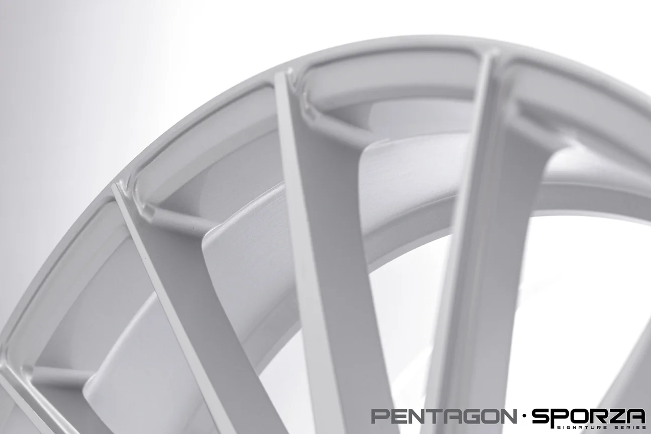 Pentagon Concave Brushed Silver