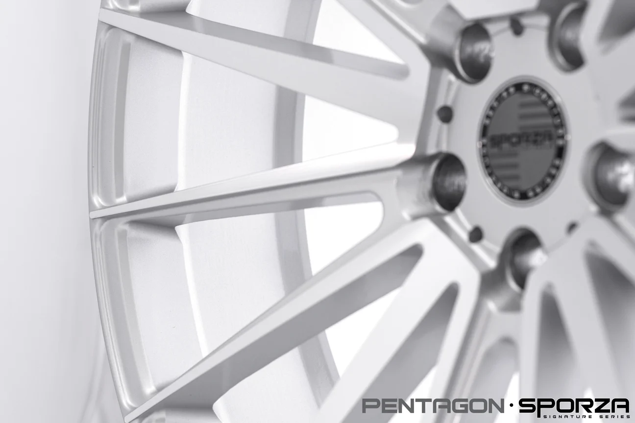 Pentagon Concave Brushed Silver