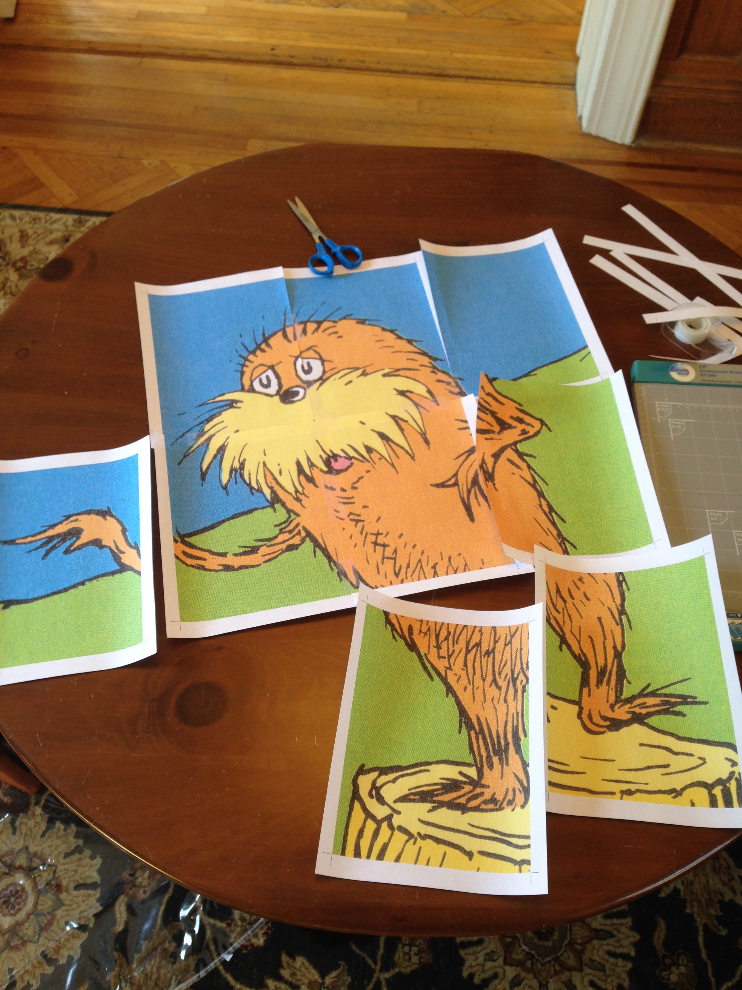 Here's one of the pictures coming together. 