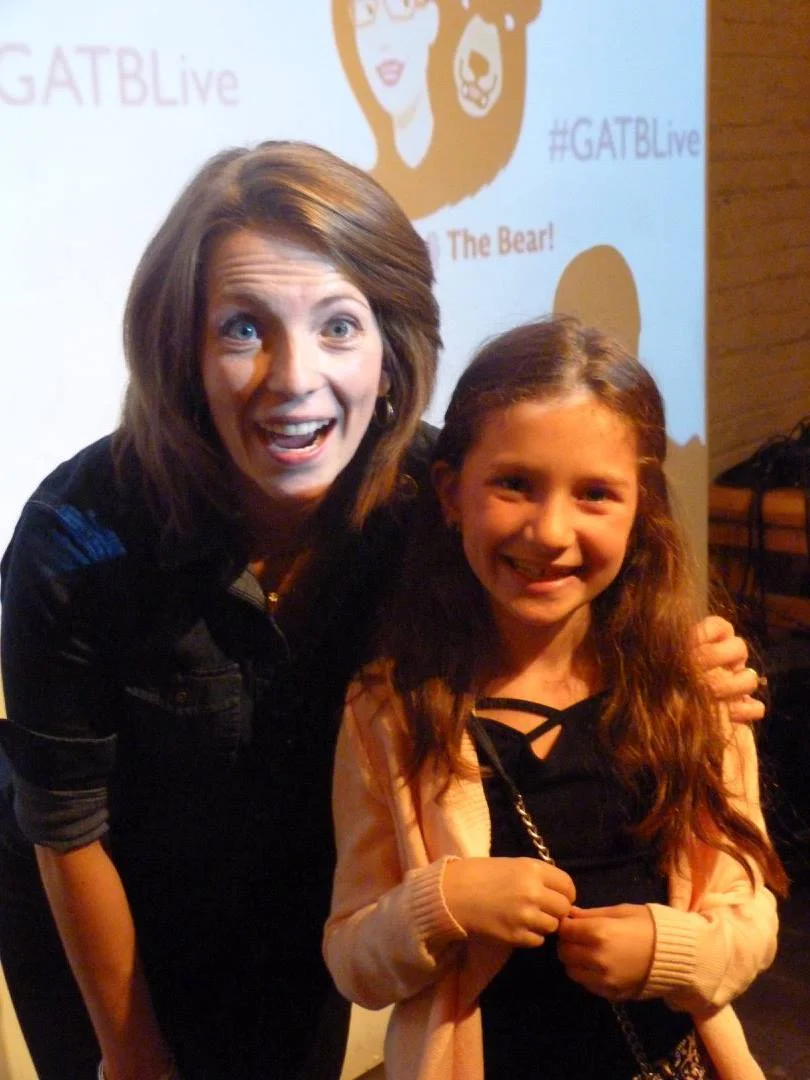 Me and Marley who plays Gemma, age 9.