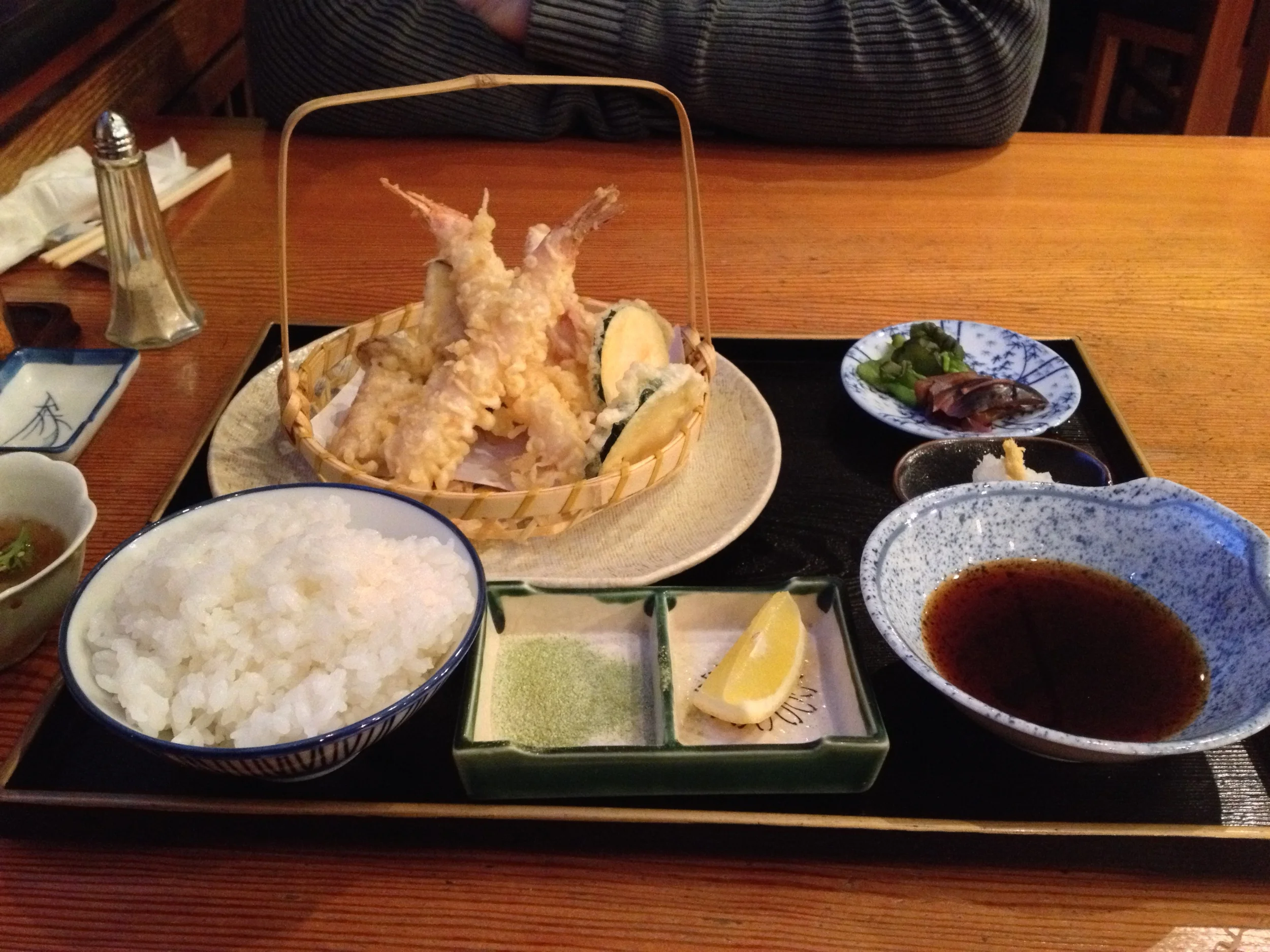 Tempura (shrimp and vegetables)