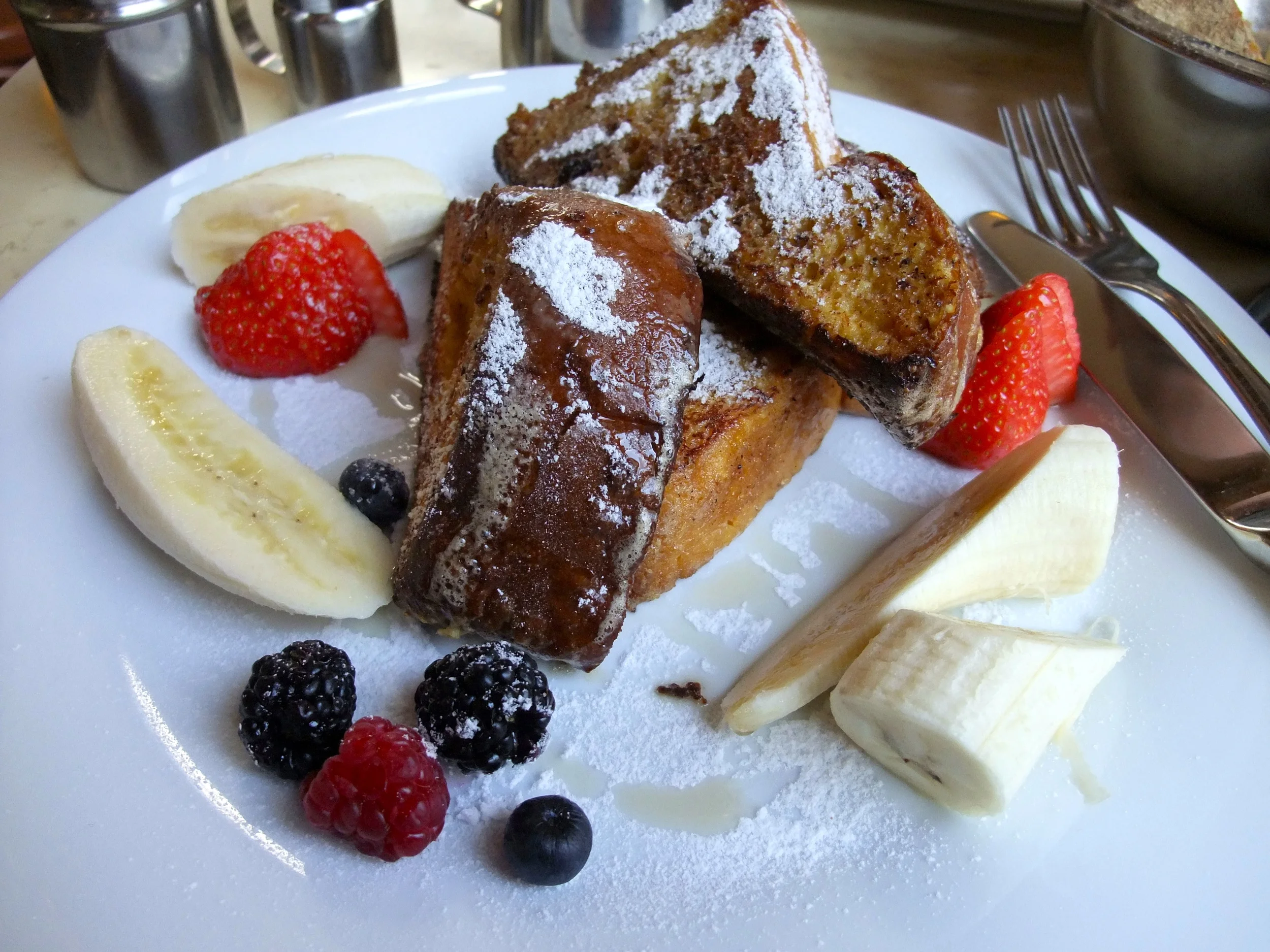 Decadent French toast at Café Savoy