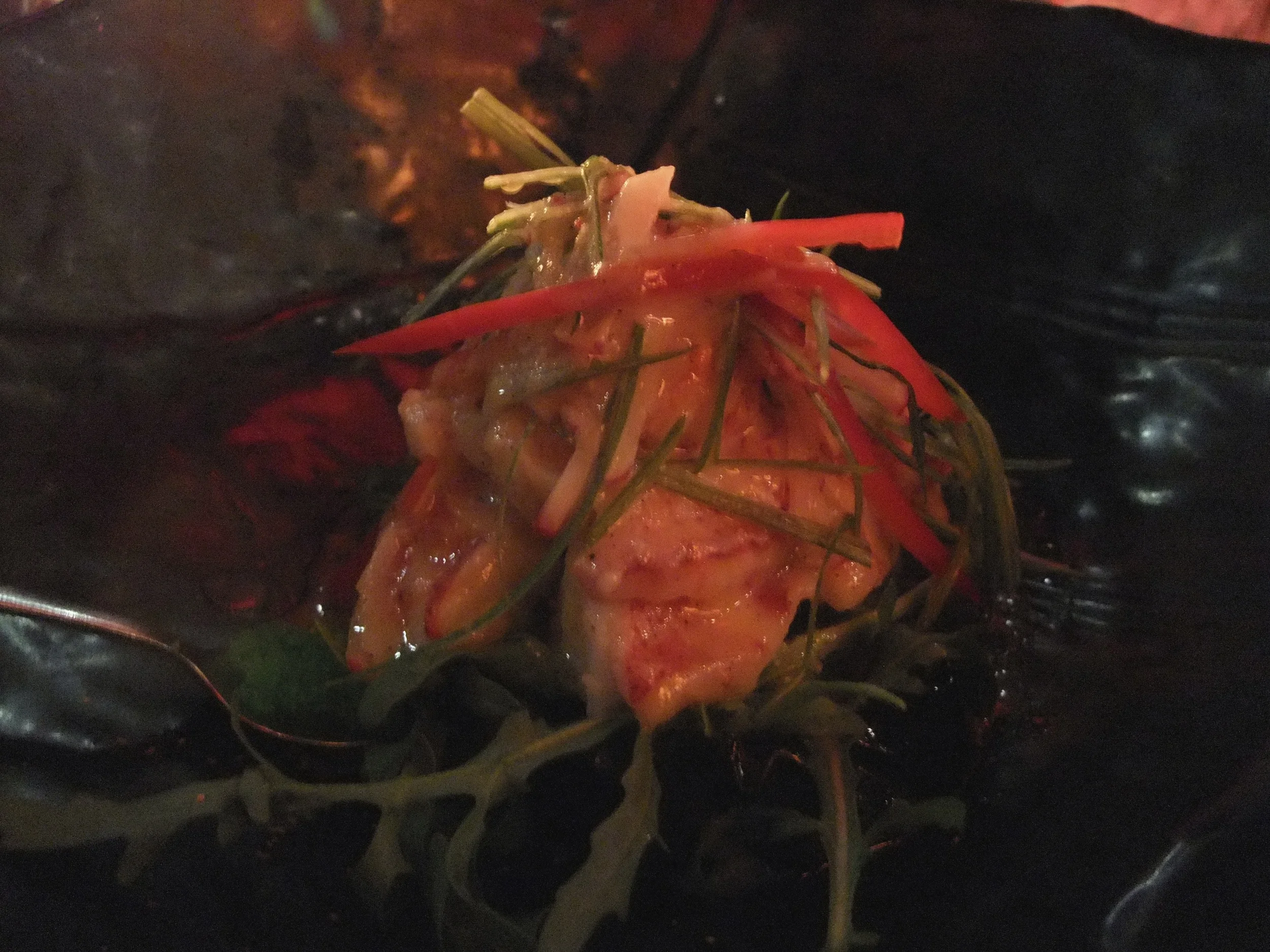 Lobster vanilla mirin at Sasazu