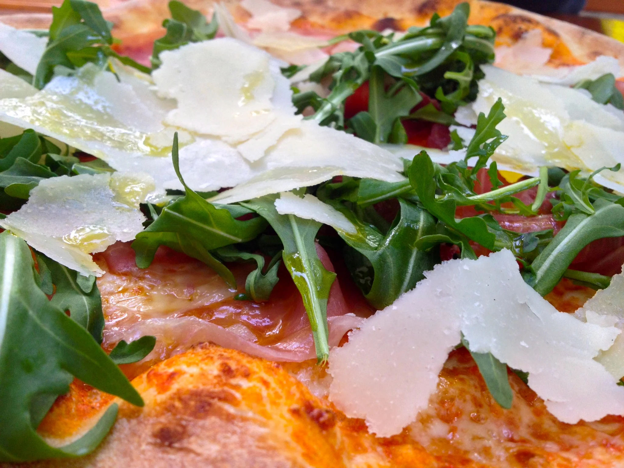 Pizza parma at La Piazza
