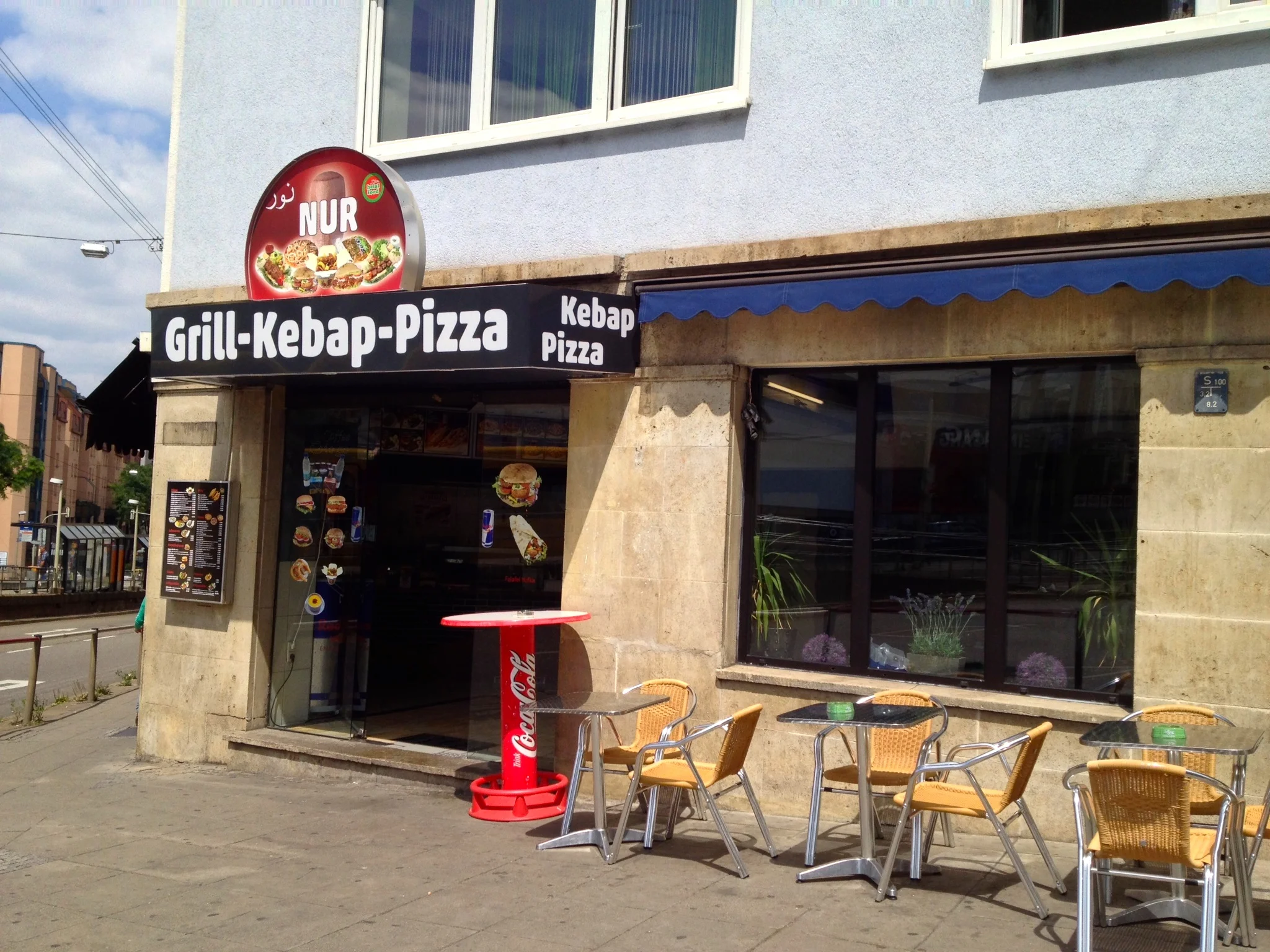 Nur Kebap & Pizza just off of Charlottenstraße. 