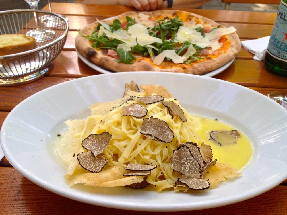 Under the Oak Trees at La Piazza