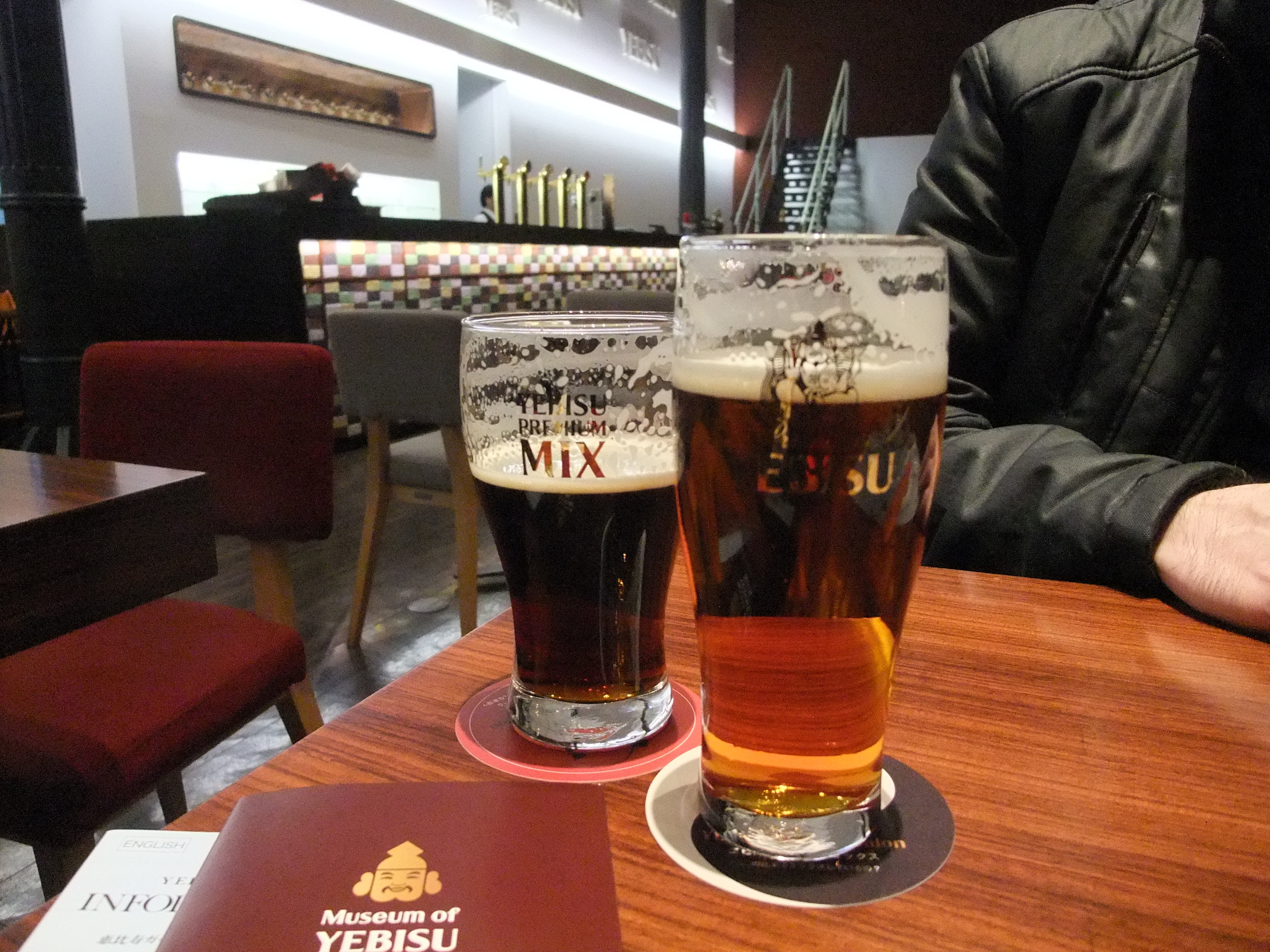 Yebisu beer at the Yebisu Museum (Tokyo)