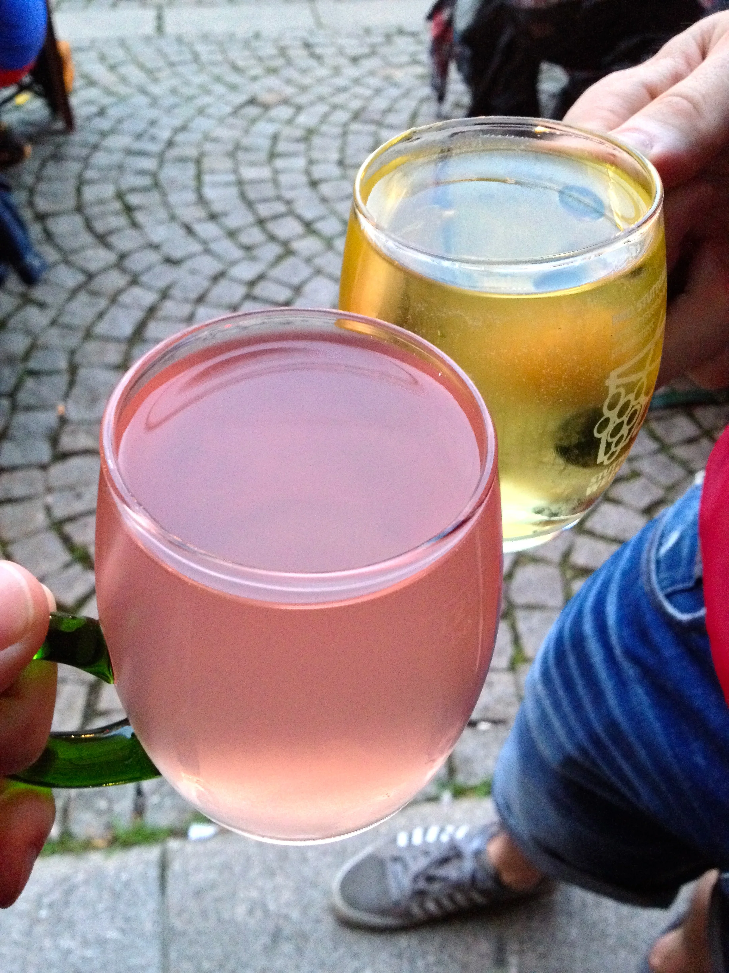 Neuer Wein and Riesling at the Stuttgarter Weindorf