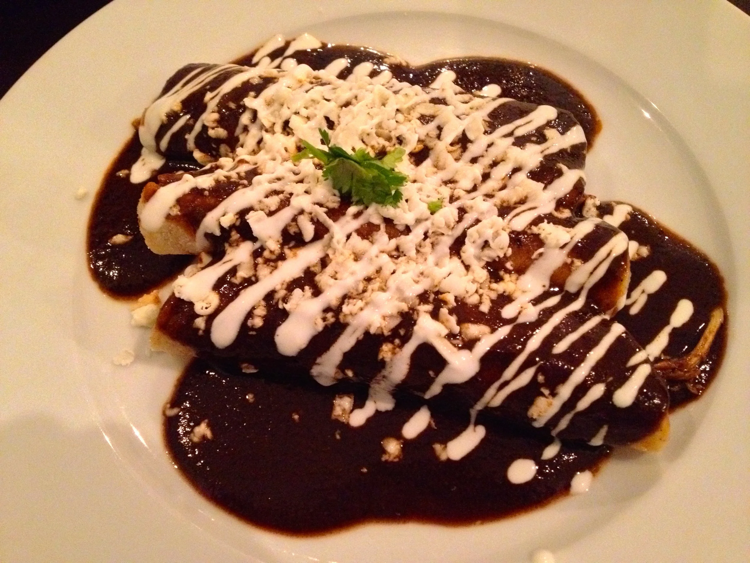 Enmoladas at Mezcal^2 (Stuttgart)
