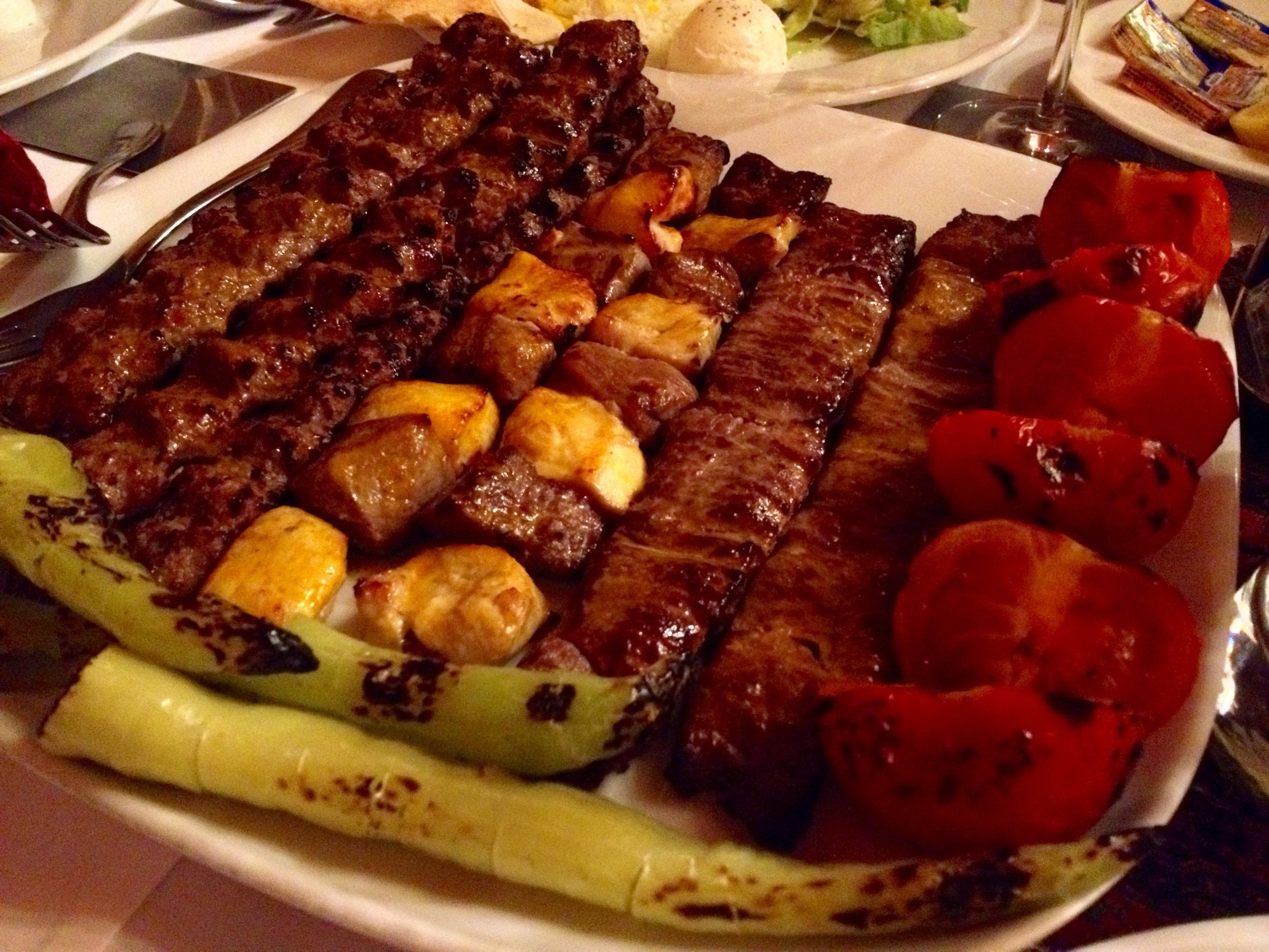 Celebrating Food and Friends at the Persian Restaurant