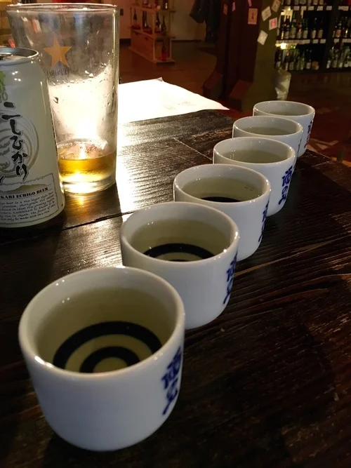 Sake tasting at Saké Nomi (Seattle)