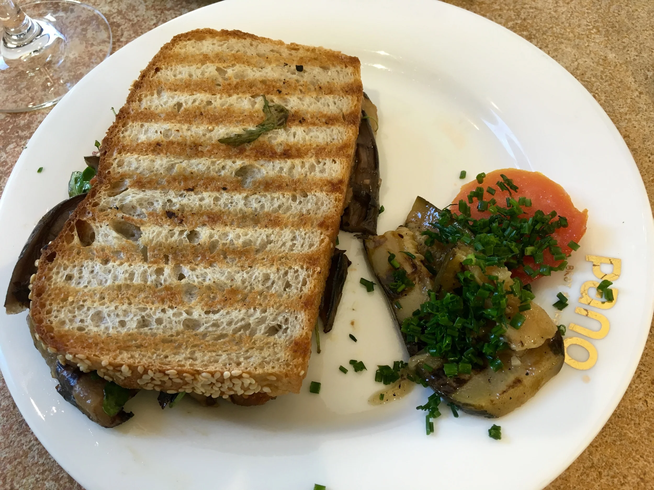 Taking a Shopping Pause with Paninis from Pano
