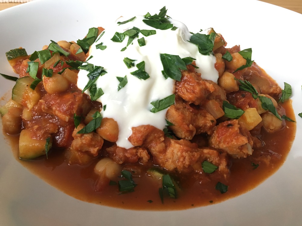 Soy and Chickpea Chili