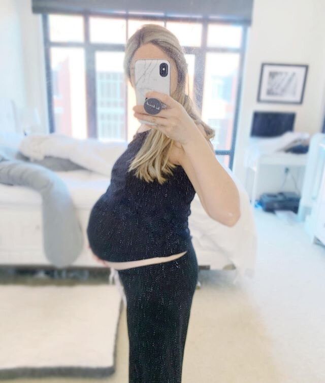 This is 38 weeks. .

As I mentioned on my stories a few weeks ago: I always thought when I got pregnant I&rsquo;d be so excited to take photos, share cute baby bump outfits and post more content than I ever have. But, I had the opposite reaction. Bet