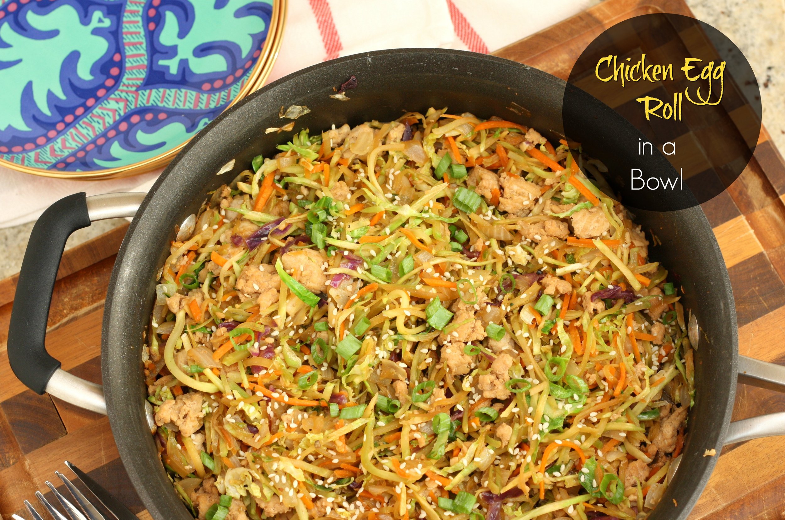 Chicken Egg Roll In A Bowl The Hobo Kitchen