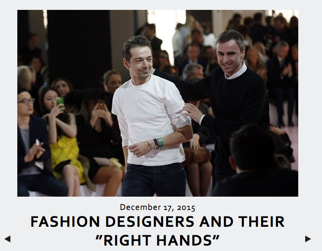 Pieter MulierとRaf Simons
