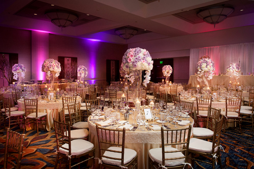 Lavender and Pink Wedding at Marriott Marquis — ArtQuest Event Design
