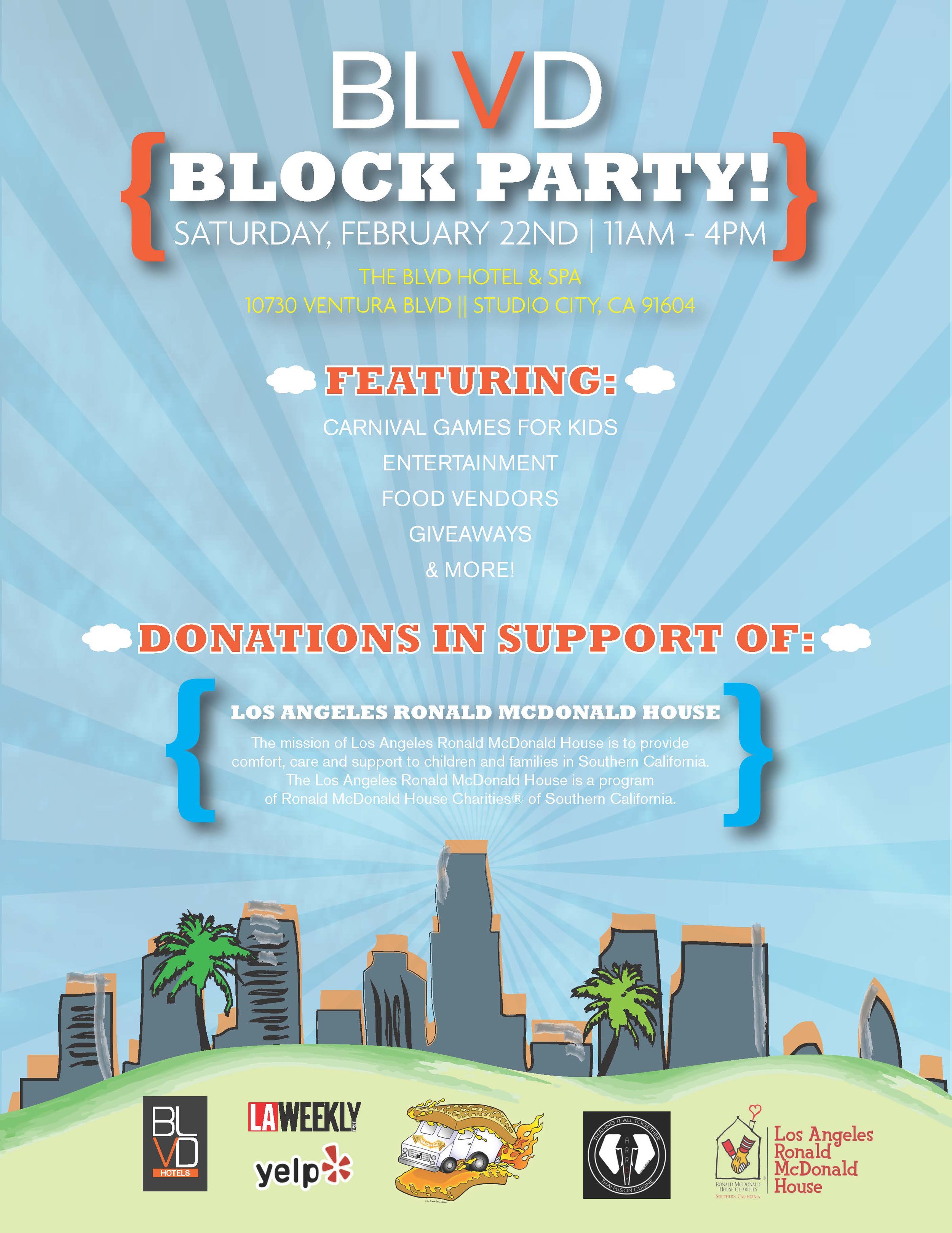 BLVD Block Party Flyer