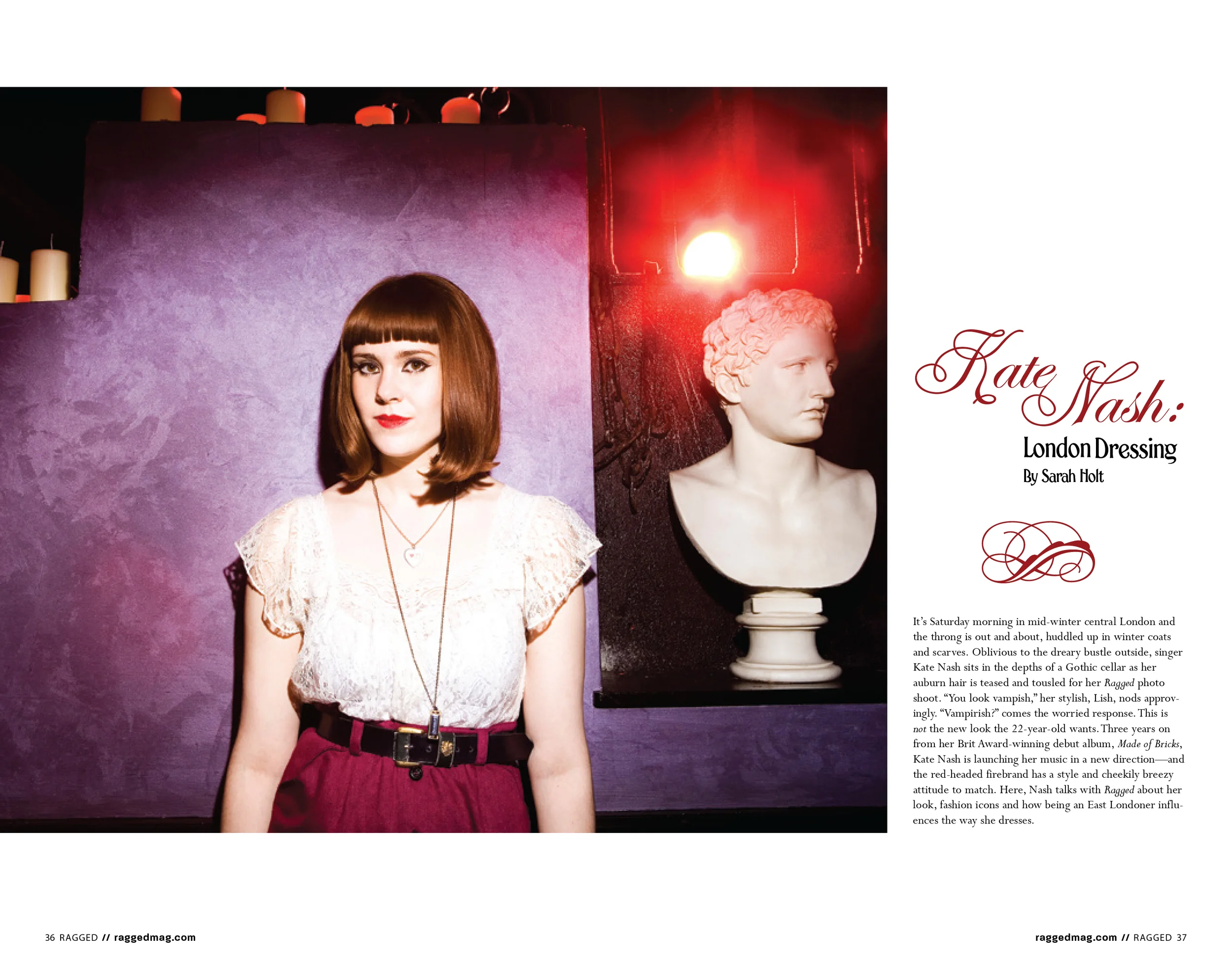 Title Treatment for Ragged Magazine