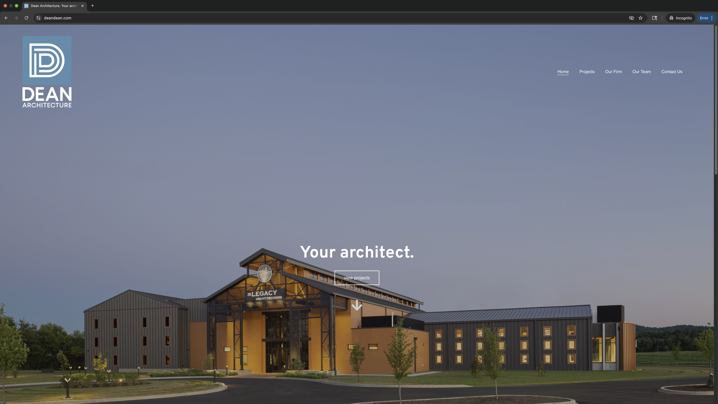 Our company website. Created using Wordpress.