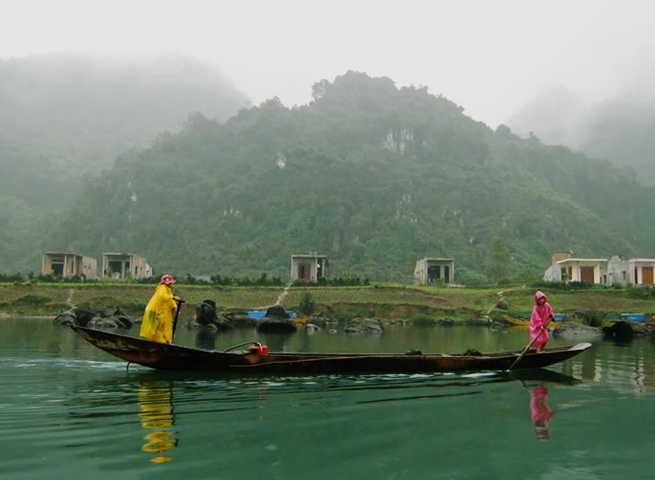 Paddle boat, Hue, Vietnam