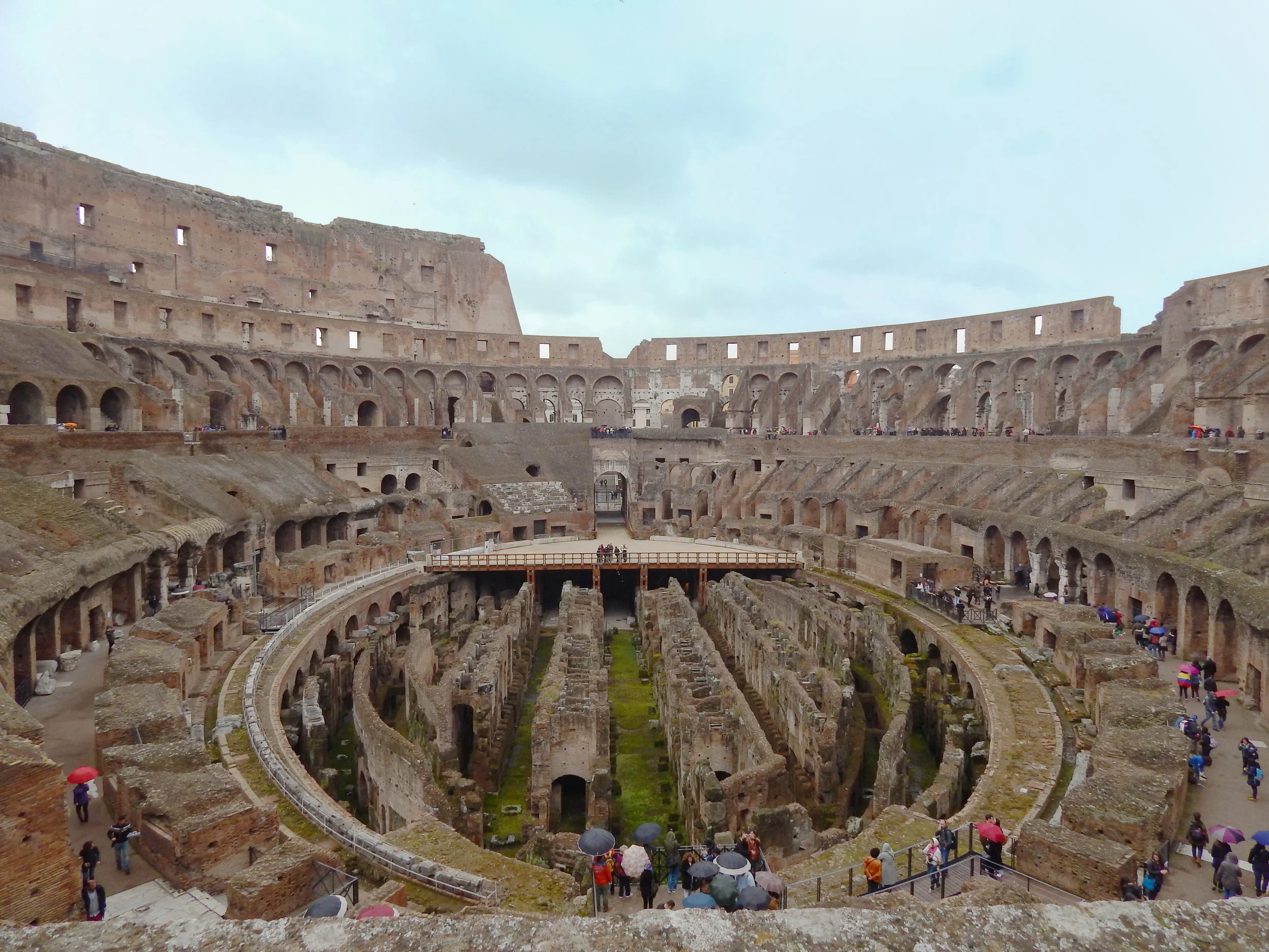 Center of Colosseum, Rome, Italy