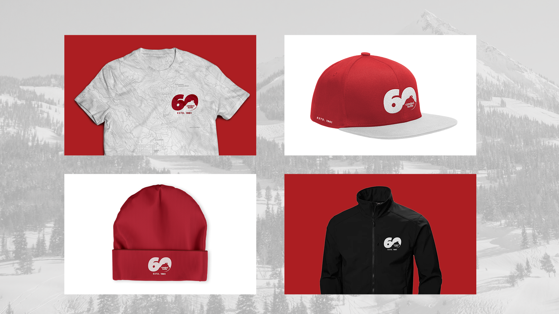 A few examples of special 60th swag.