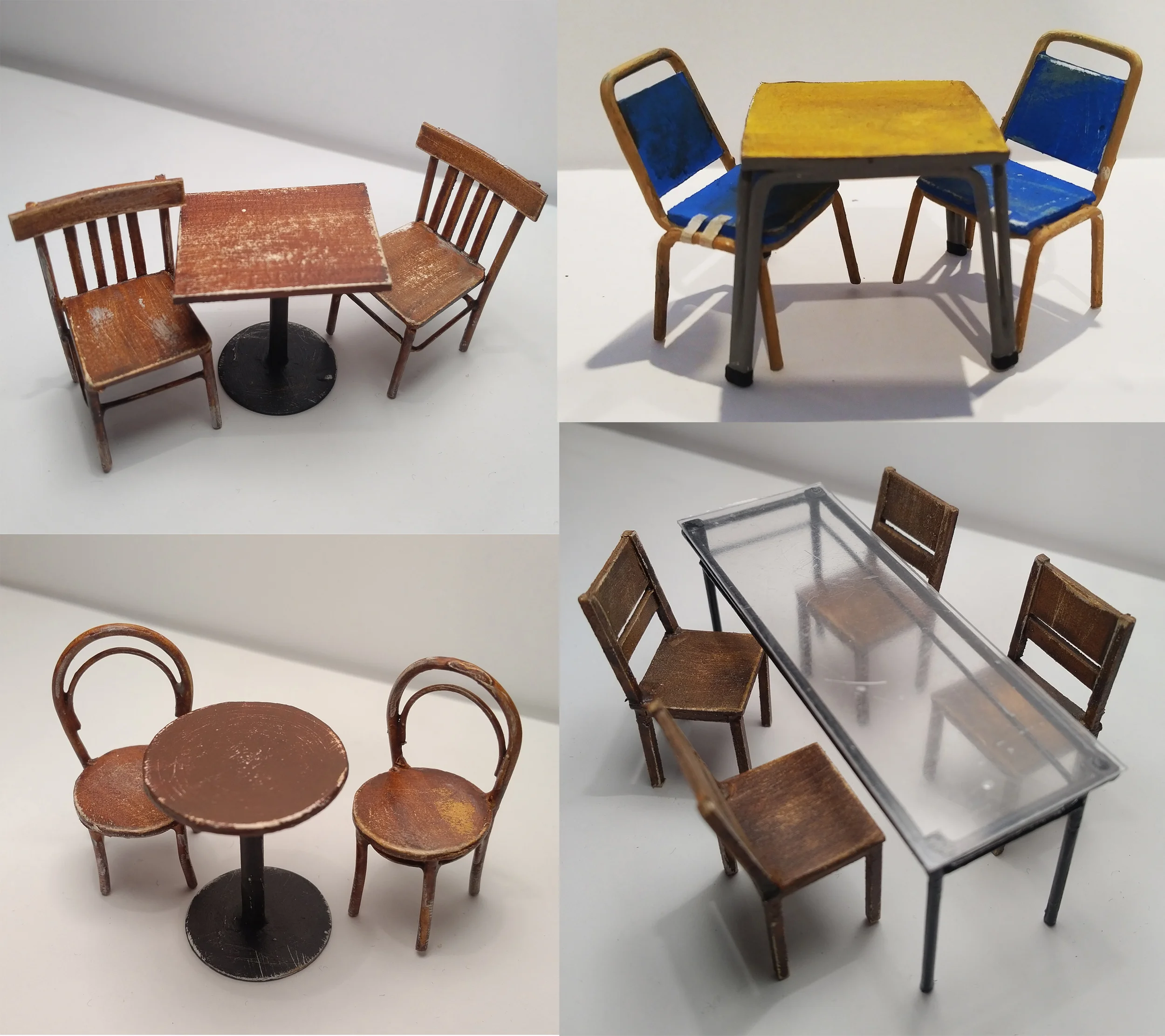 tables and chairs