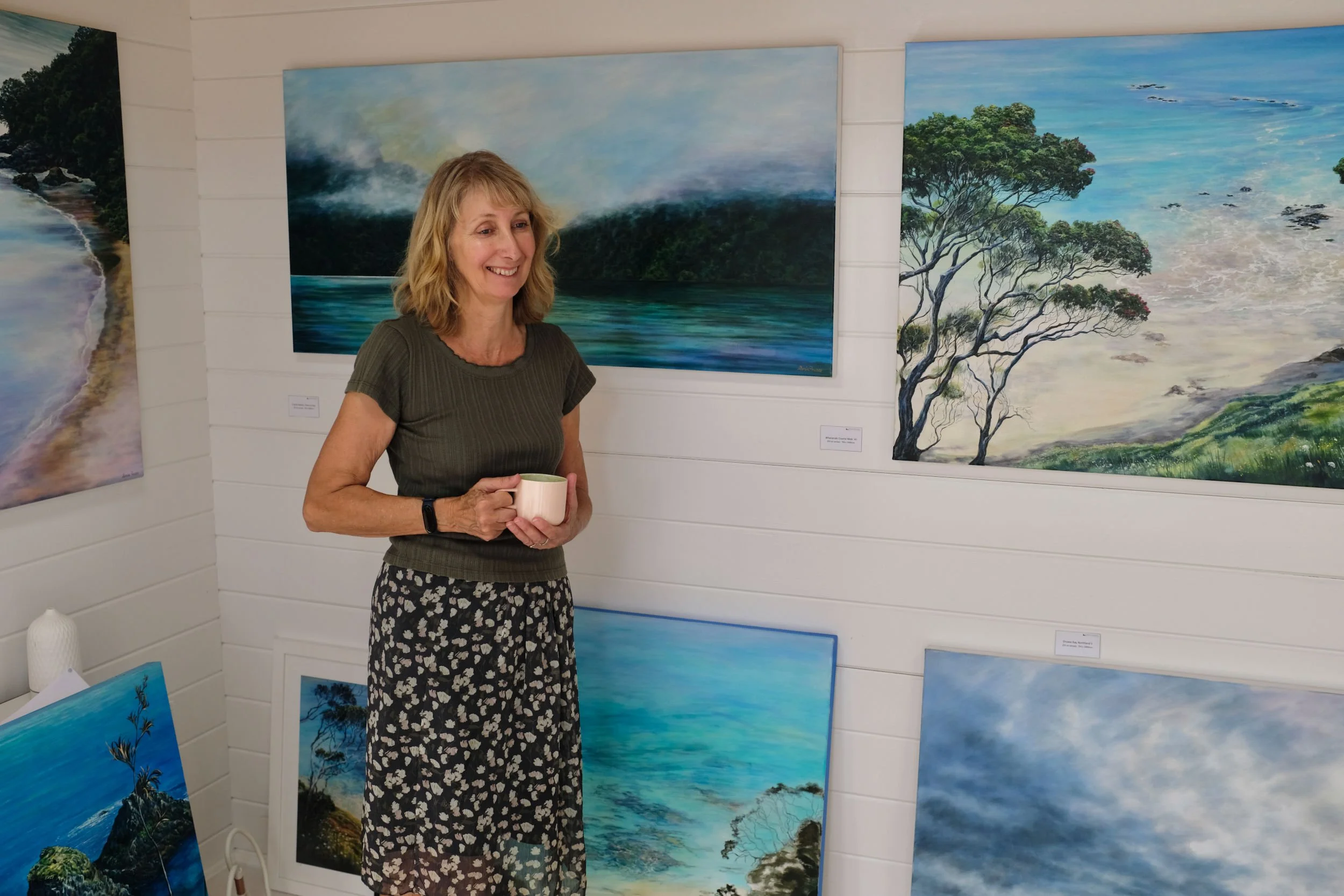 Sonia inside her Art Studio