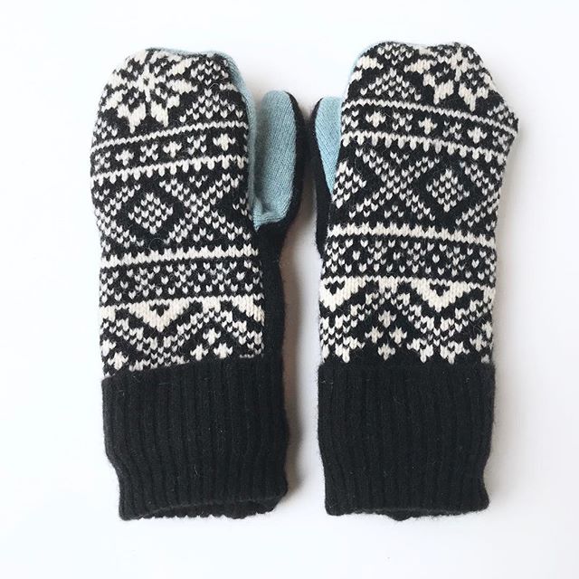 Even though some warmer temperatures are finally creeping in this week, it&rsquo;s still winter here with a fresh layer of snow and ice on the ground.
.
Keep those hands warm and toasty - I just listed a bunch of new pairs of sweater mittens in the s