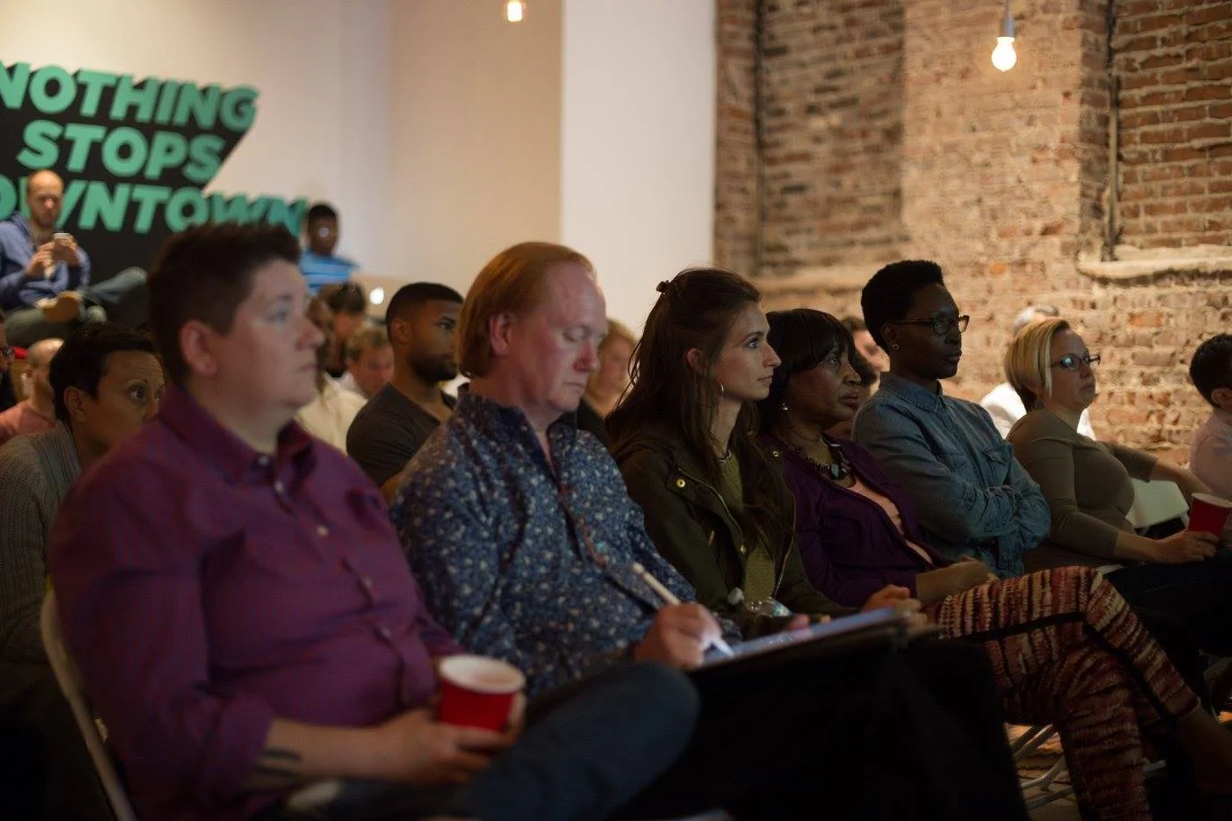 The rapt audience, taking notes. PHOTO: Bhargava Chiluveru of Chil Creative
