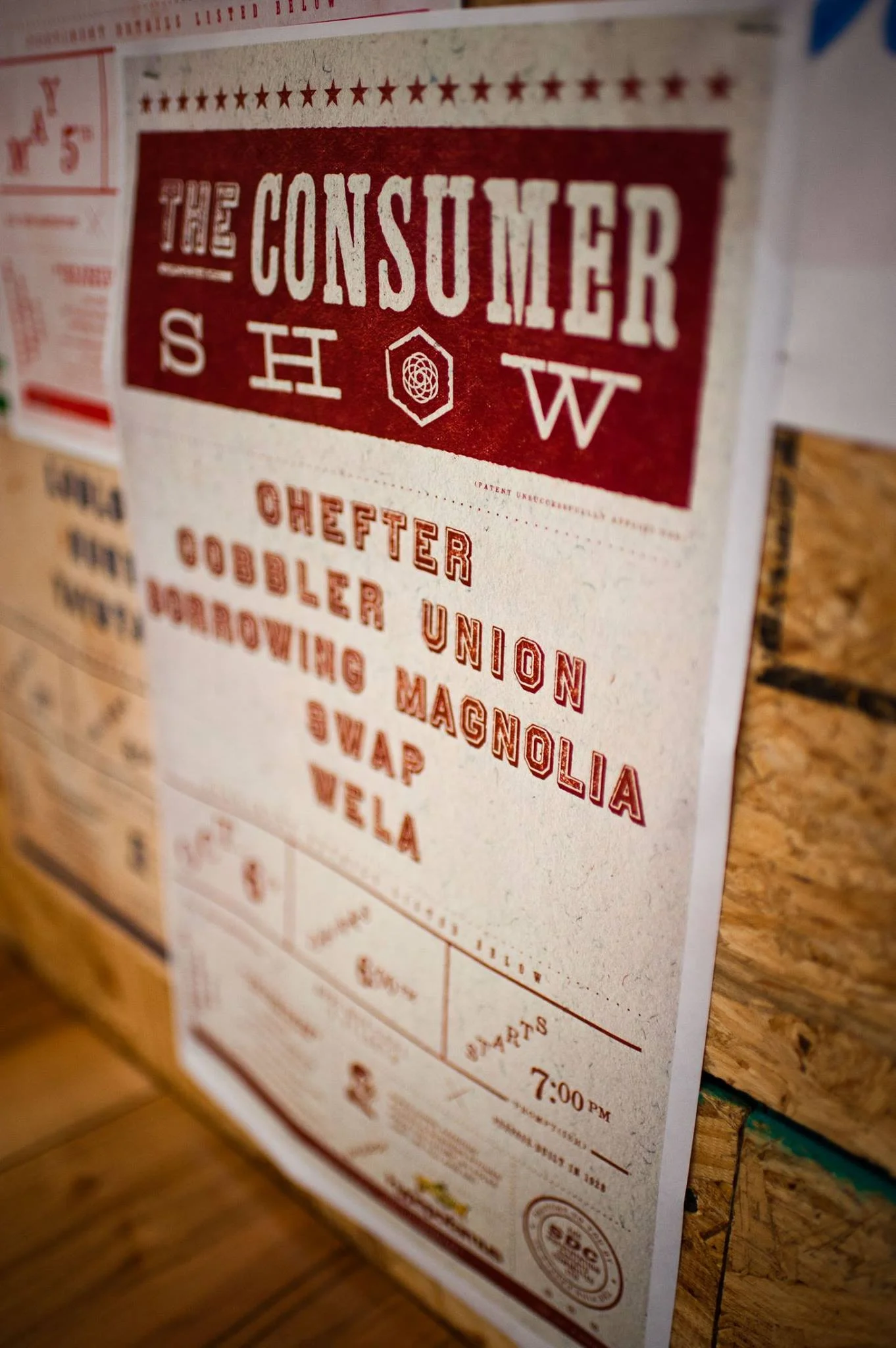 We like good design around this place. Any excuse to make a good-looking flier . | PHOTO: Jason Seagle